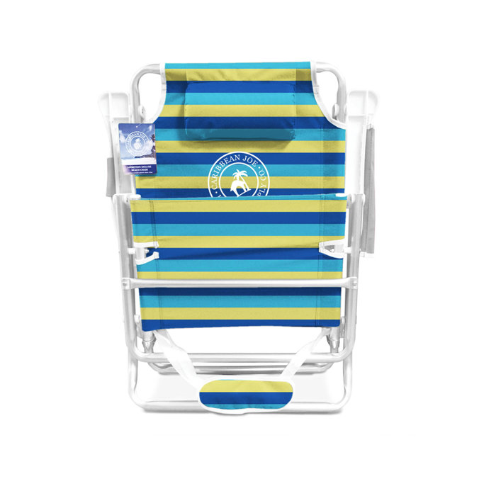 Caribbean Joe Deluxe Reclining Beach Chair Wayfair